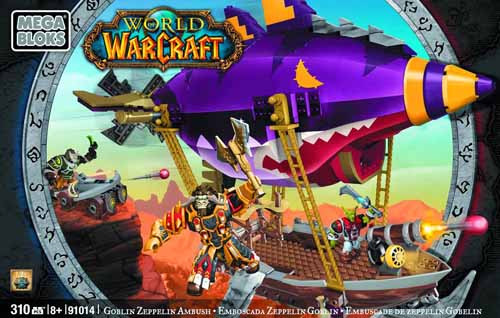 Mega Bloks World of WarCraft WOW Goblin Zeppelin Set -- JUN121898