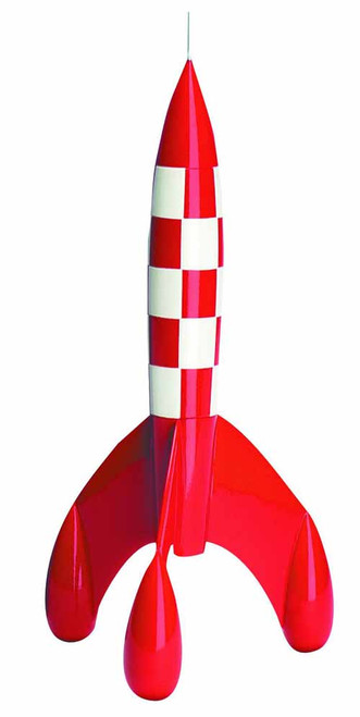 Tintin Rocket 29 Cm Resin Figurine -- JUN122038