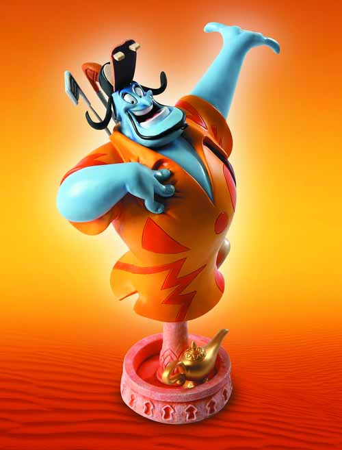 Grand Jester Aladdin Genie Mini-Bust -- Disney -- MAR121663 Grand Jester Aladdin Genie Mini-Bust -- Disney -- MAR121663