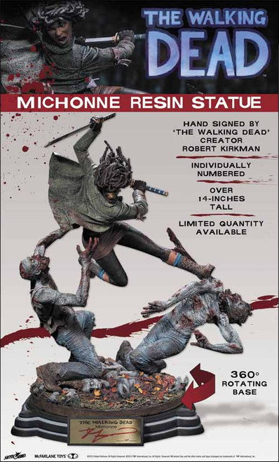 Walking Dead Michonne Resin Statue--Kirkman McFarlane Toys -- MAR130599