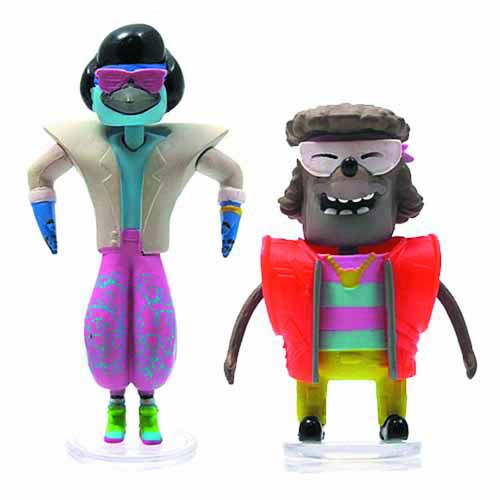 Regular Show 3-In 80S Bobblehead W/Glasses Assortment -- MAR131925