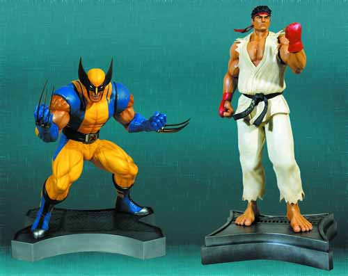 Wolverine Vs Ryu 1/3 Scale Statue Set--Marvel Vs Capcom 3 -- MAR131994