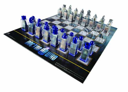 Doctor Who Lenticular Animated Chess Set -- NOV111630 Doctor Who Lenticular Animated Chess Set -- NOV111630