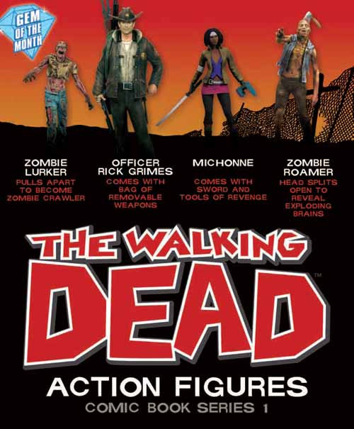Walking Dead Comic Series 1 Action Figure Assortment -- JAN121772 Walking Dead Comic Series 1 Action Figure Assortment -- JAN121772
