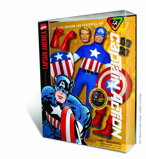 Captain Action Captain America Deluxe Costume Set--Avengers -- NOV131930 Captain Action Captain America Deluxe Costume Set--Avengers -- NOV131930