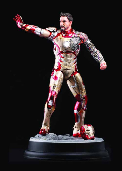 Iron Man 3 MkXLII Battle-Damaged Armor Action Hero Vignette -- NOV132155
