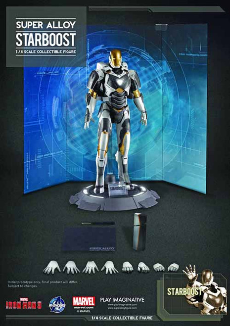 Iron Man 3 Starboost Super Alloy 1/4 Scale Figure--Avengers -- NOV132159 Iron Man 3 Starboost Super Alloy 1/4 Scale Figure--Avengers -- NOV132159