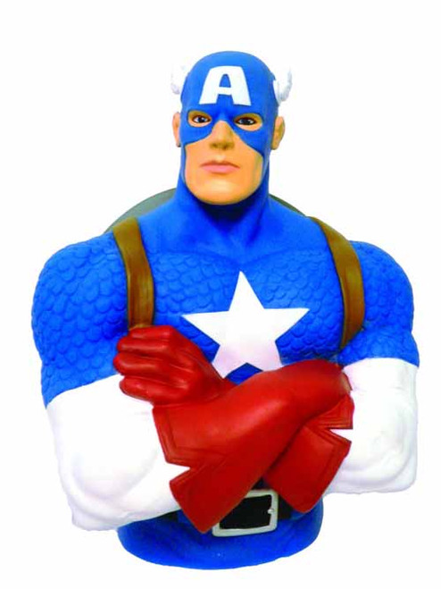 Captain America Bust Bank -- Avengers Marvel Comics -- NOV132301 Captain America Bust Bank -- Avengers Marvel Comics -- NOV132301