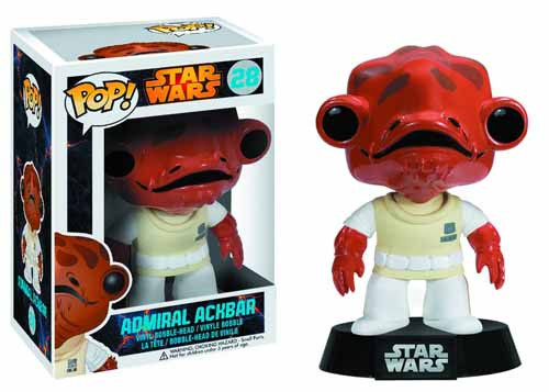 Pop Star Wars Admiral Ackbar Vinyl Figure -- NOV132425