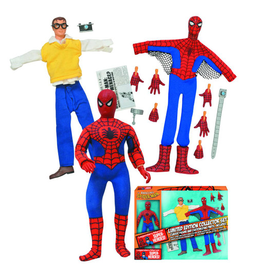 Marvel Spider-Man 8in Retro Action Figure Set -- Diamond -- MAY152204