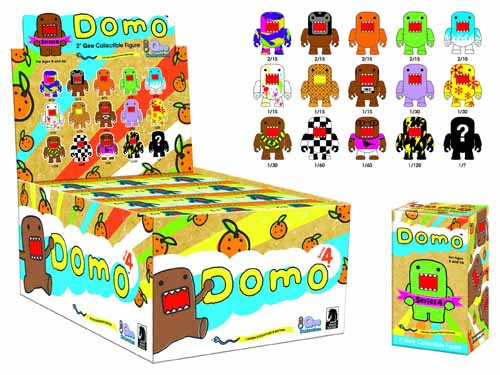 Domo Qee Series 4 Mystery Display Case -- AUG120128 Domo Qee Series 4 Mystery Display Case -- AUG120128