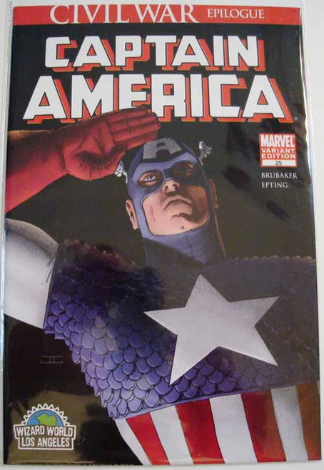 Captain America 25 Cassaday Variant Wizard World LA Avengers Brubaker COMIC00000179 Captain America 25 Cassaday Variant Wizard World LA Avengers Brubaker COMIC00000179