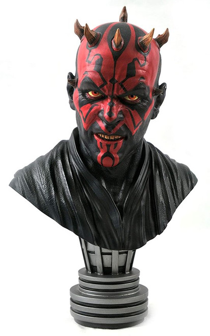 Star Wars ep1 Darth Maul Legends in 3-Dimensions 1:2 Scale Bust Gentle Giant JUL201910 Star Wars ep1 Darth Maul Legends in 3-Dimensions 1:2 Scale Bust Gentle Giant JUL201910