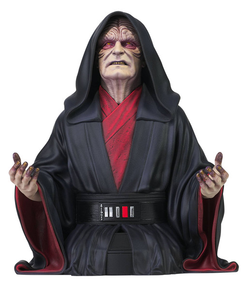 Star Wars Rise Of Skywalker Emperor Palpatine 1/6 Scale Bust (APR212364) Star Wars Rise Of Skywalker Emperor Palpatine 1/6 Scale Bust (APR212364)