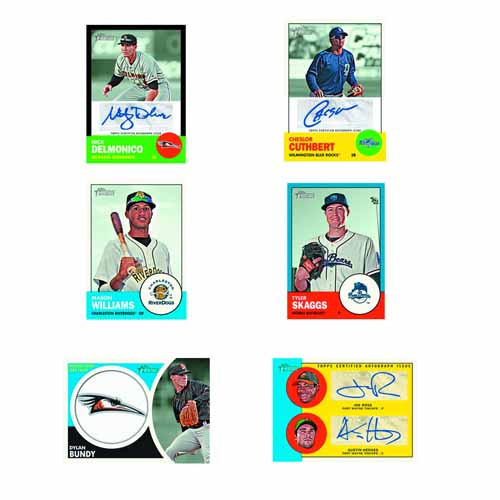 Topps 2012 Heritage Minor League Baseball Trading Cards Box -- AUG121550