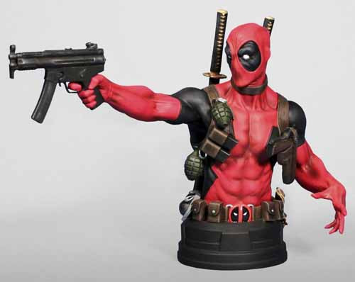 Gentle Giant Deadpool Mini-Bust -- X-Men -- AUG121851 Gentle Giant Deadpool Mini-Bust -- X-Men -- AUG121851