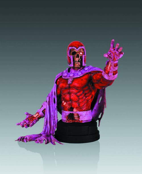 Zombie Magneto Mini-Bust -- Marvel X-Men Avengers Gentle Giant -- MAY142496