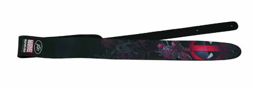 Deadpool Jump Leather Guitar Strap -- AUG122065 Deadpool Jump Leather Guitar Strap -- AUG122065