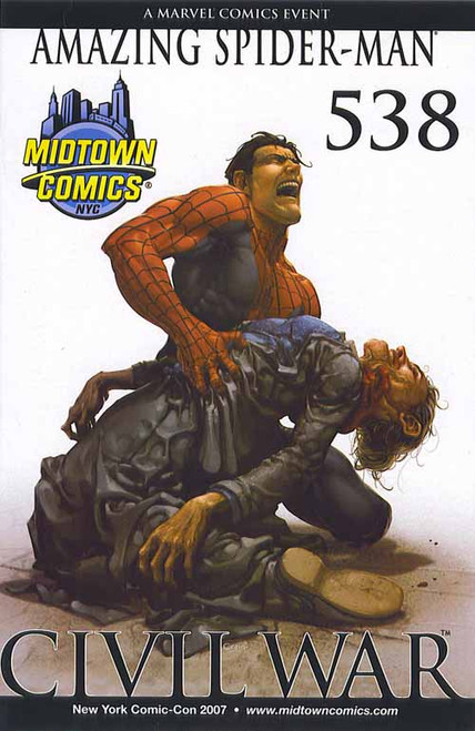Amazing Spider-Man 538 Civil War NY Comic Con Midtown Variant -- COMIC00000101 Amazing Spider-Man 538 Civil War NY Comic Con Midtown Variant -- COMIC00000101