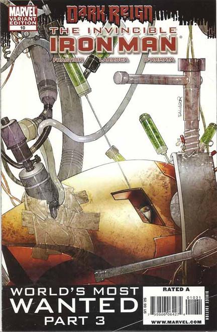 Invincible Iron Man 10 -- Larroca Variant 2009 -- Avengers Fraction -- COMIC00000137 Invincible Iron Man 10 -- Larroca Variant 2009 -- Avengers Fraction -- COMIC00000137