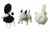 Frankenweenie Plush 3-Piece Assortment -- DEC121754