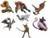 Monster Hunter Mascot Trad Figure 10Pc Display G9 -- Bandai -- NOV132191