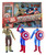 Marvel Captain America 8in Retro Action Figure Set Avengers -- MAY152203