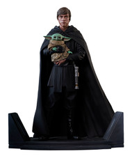 Star Wars Premier Collection Mandalorian Luke & Grogu The Child Statue (FEB222120)