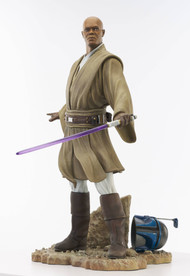 Star Wars Premier Collection Attack Of The Clones Mace Windu Statue (APR222242)