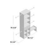 Grow With Me 69.89" W - 95.44" W Closet System Reach-In Sets