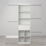 Grow With Me 69.89" W - 95.44" W Closet System Reach-In Sets