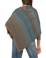 Made In Italy Textured Poncho