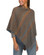 Made In Italy Textured Poncho