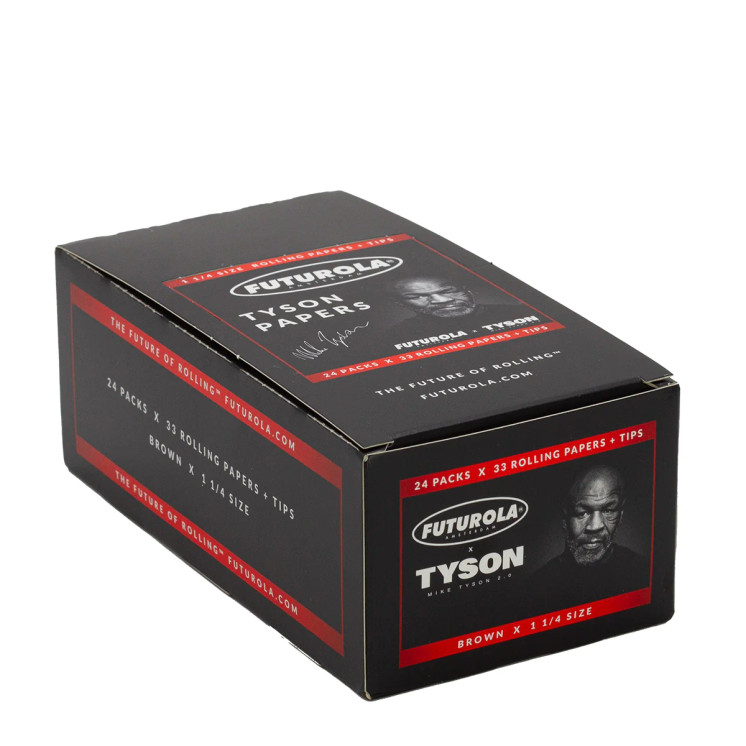 Futurola X Tyson 1 1/4" Rolling Paper + Tips