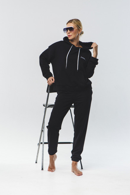 Black track suit "Why not"