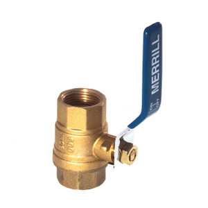 1" Brass Full Port Valve MODEL #BFPV100 1" Brass Full Port Valve MODEL #BFPV100