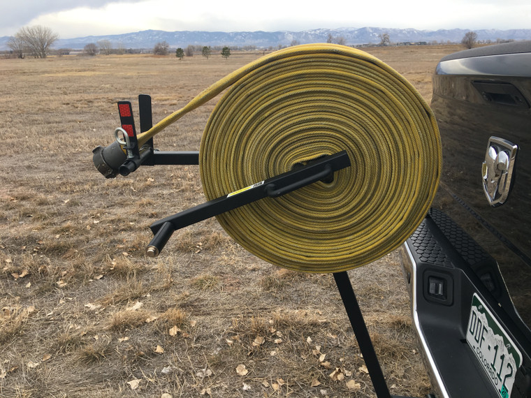 Rolling fire hose just became fun and ergonomic! Use the MC 65 with the trailer hitch, not included, to make short work of that pile of dirty hose. Rolling fire hose at waist height makes ergonomic sense. 