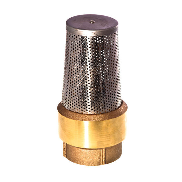 1 1/2" Brass Foot Valve MODEL #FVB1 1/2