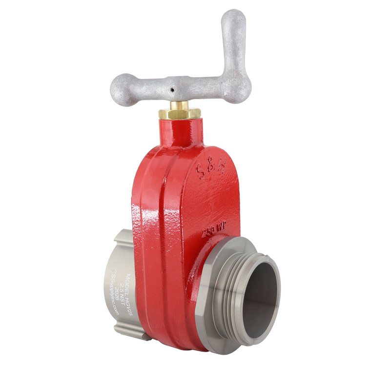 2 1/2" Hydrant Gate Valve Red MODEL # HGV25-RED