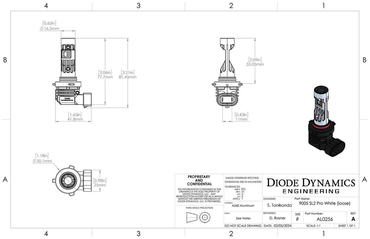 9006 / 9012 Diode Dynamics SL2 Pro LED Kit