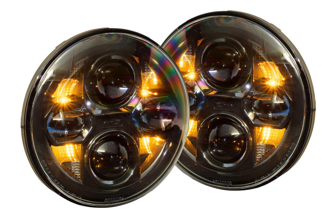 【GF50】 2007-2018 Jeep Wrangler | Morimoto Sealed7 LED Headlights