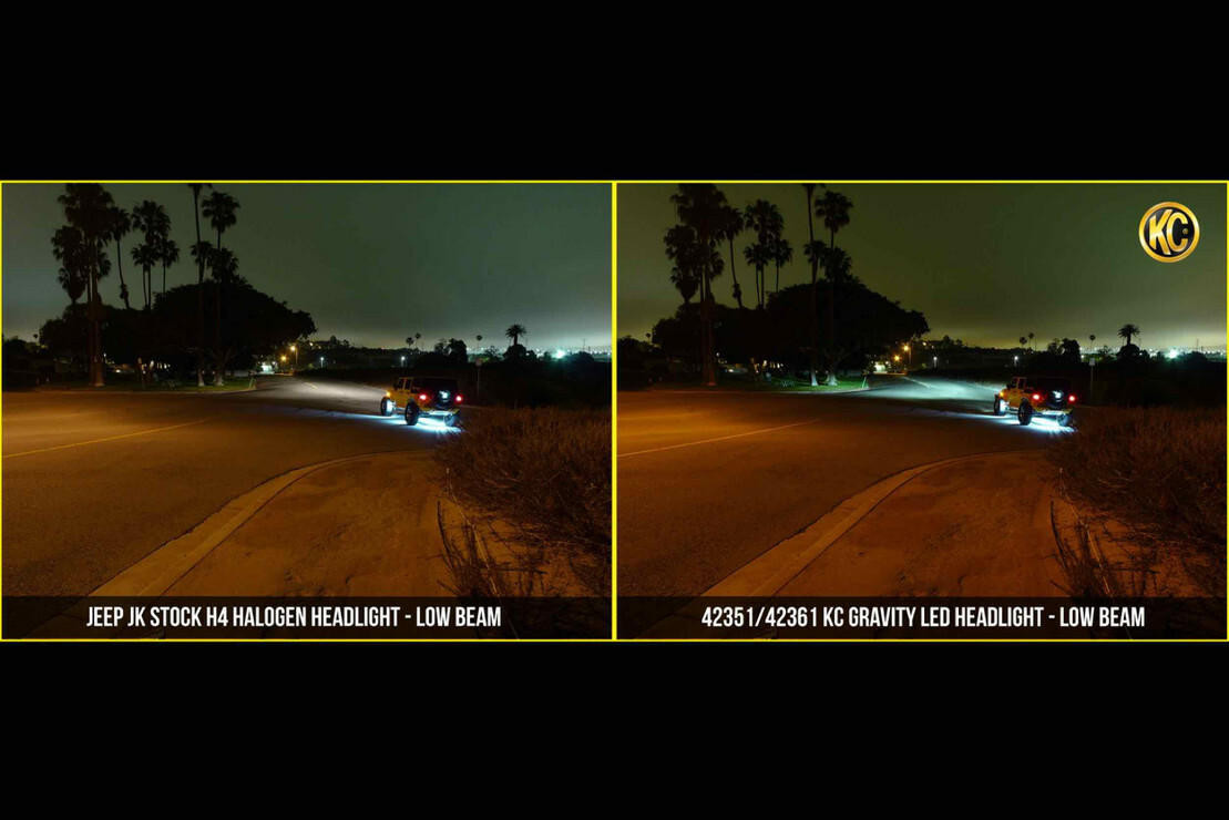 2007-2018 Jeep Wrangler | KC Hi-Lites Gravity LED Headlights