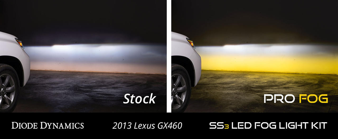 2010-2013 Lexus GX 460 | Diode Dynamics SS3 LED Fog Lights