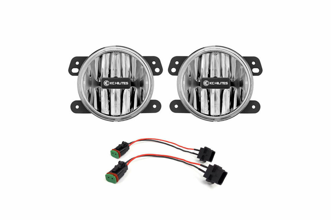 2018-2026 Jeep Wrangler | KC HiLites G4 LED Fog Lights