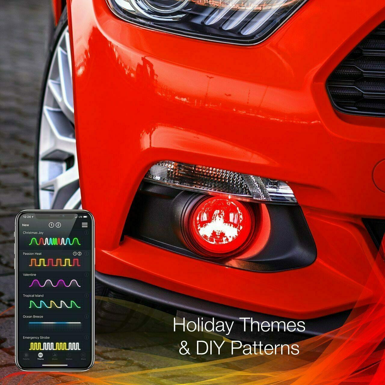 H7 XKGlow LED Bulbs w/ Devil Eye