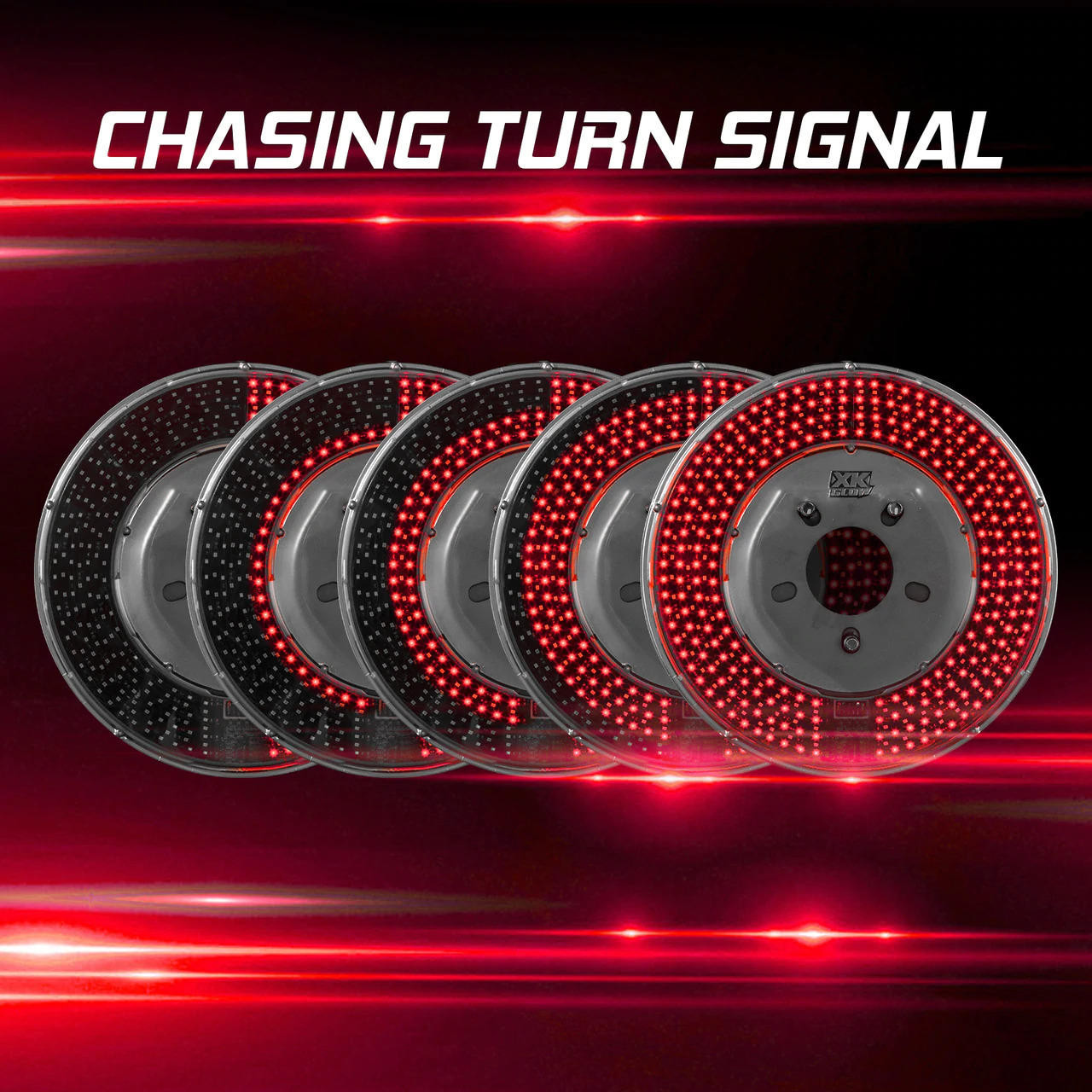 ★ 1997-2026 Jeep Wrangler | XKGlow 5th Wheel LED Brake & Reverse Light