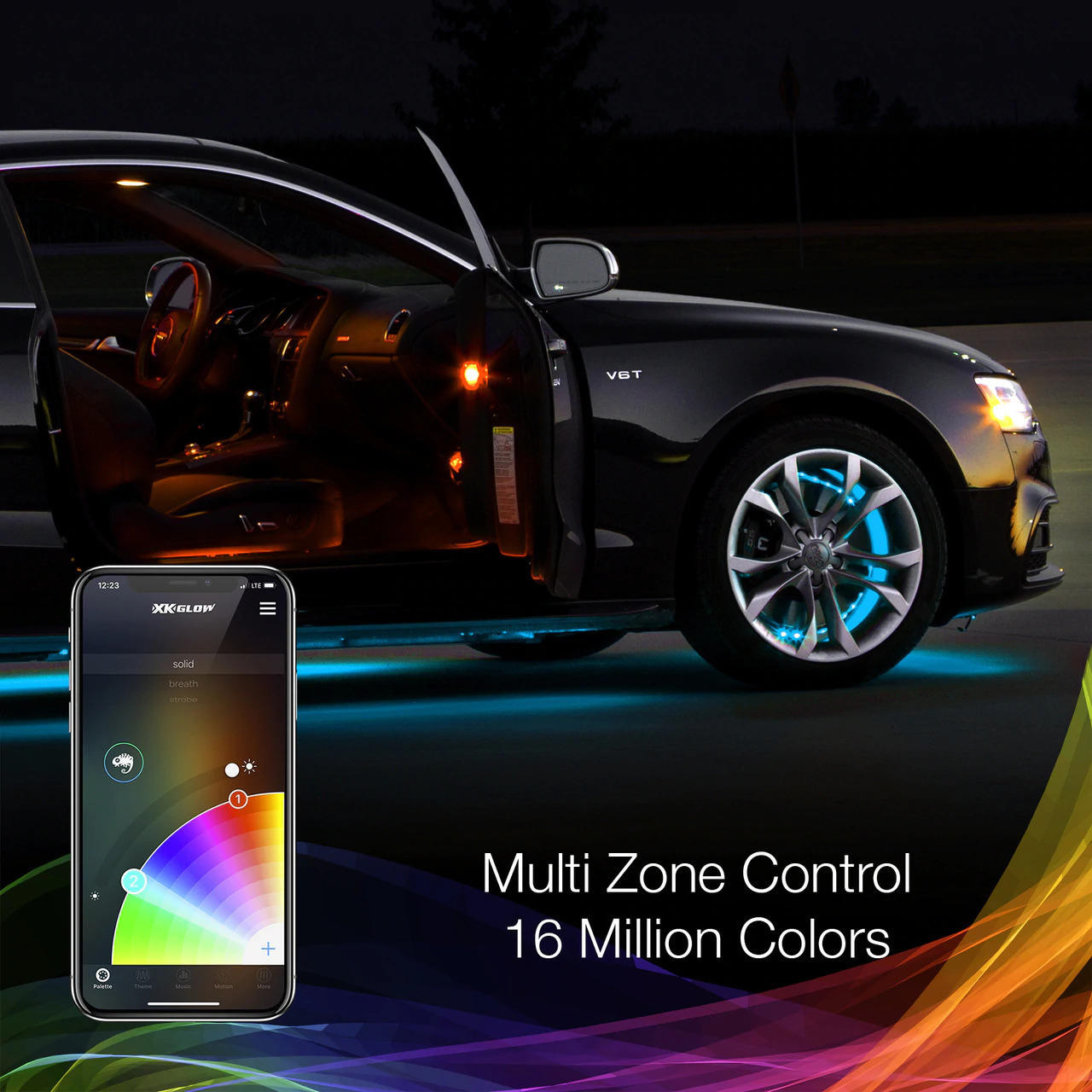 XKGlow Bluetooth LED Wheel Lights