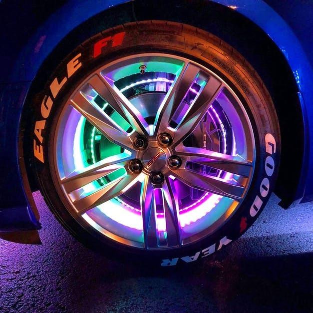 ダイヤモンド Lighting Trendz Galaxy Wheel Ring Lights