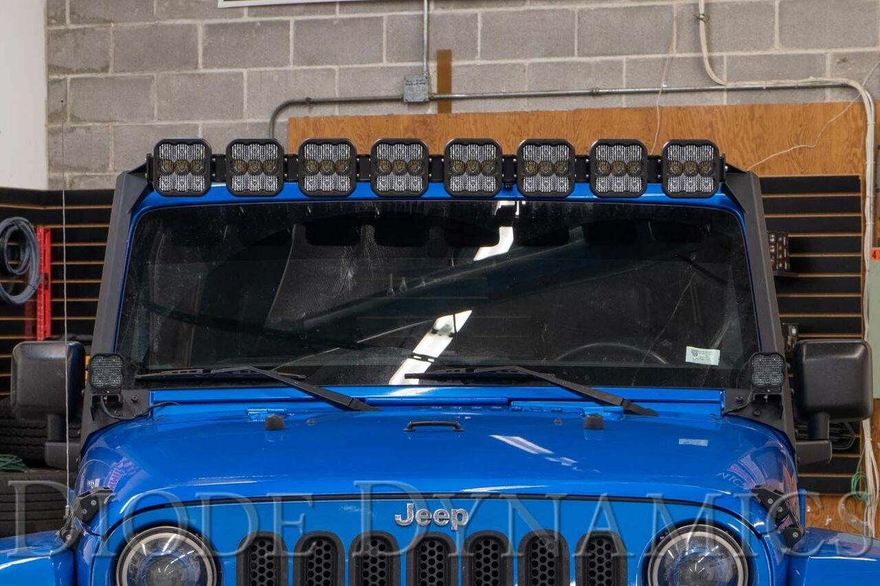 ダイオードダイナミックス Diode dynamics ラングラー ランクル 2007-2018 Jeep Wrangler | Diode Dynamics SS5 Windshield CrossLink