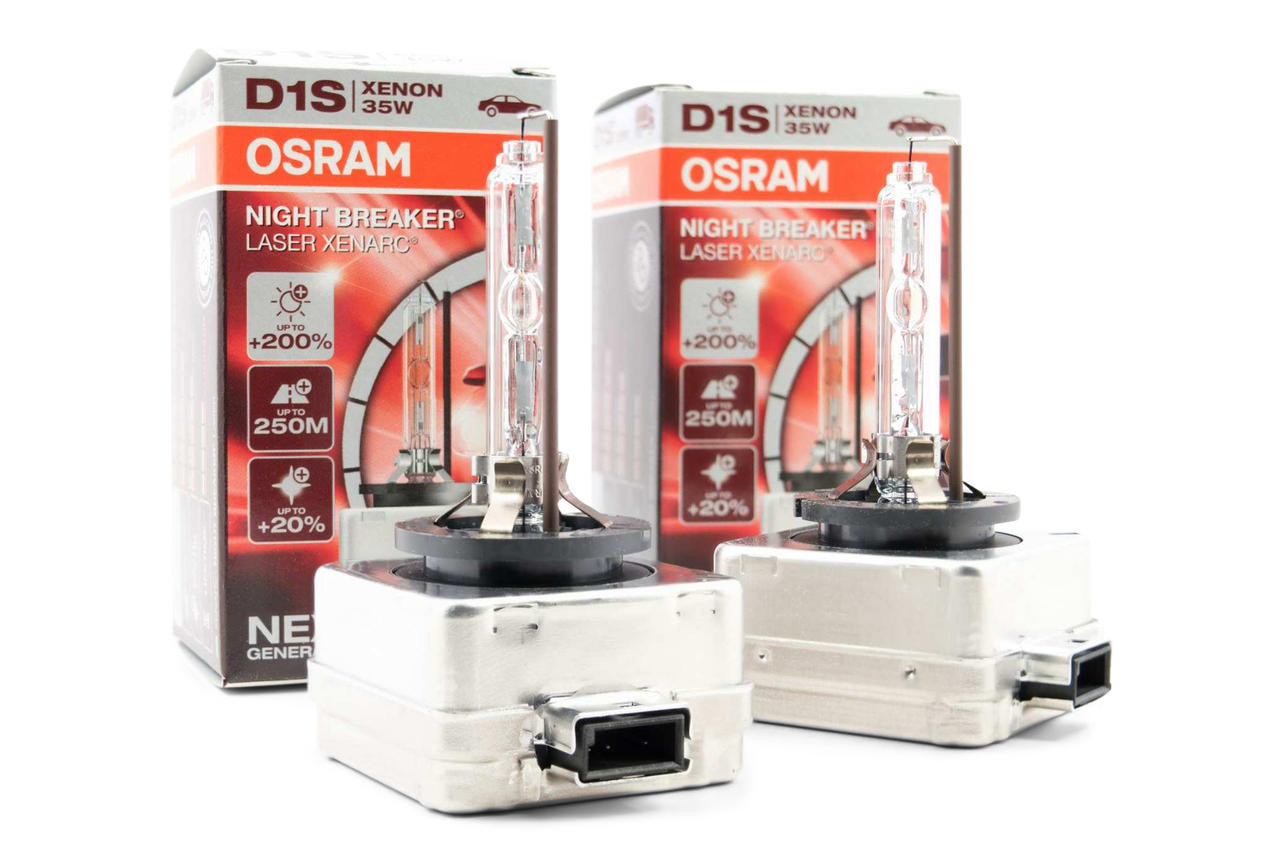 D1S Osram Xenarc 66144 Night Breaker Laser HID Bulbs